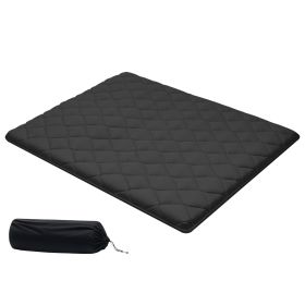 Japanese Tatami Mat, Queen Size Foldable Japanese Tatami Mattress, Futon Mattress with Storage Bag & Fastener, 9-Layer Floor Mat for Sleeping, Do
