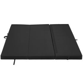 Bouldering Crash Pad, Tri-Fold Rock Climbing Crash Pad with Adjustable Backpack Straps and Handle