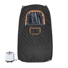 Compact Portable Steam Sauna Tent, 1200 Watt Sauna Blanket with Chair & Storage Bag, Home Therapeutic Sauna Tent for Detox Relaxation