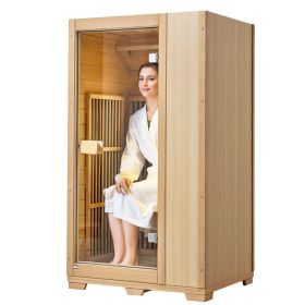 Far Infrared Wooden Sauna, Room Home Sauna Spa for One Single Person