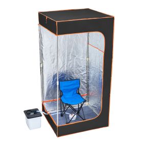 Portable Steam Sauna Tent Full Size, 1600W With Visible Window, Personal Sauna Blanket Kit for Home Spa, Detoxify & Soothing Heated Body Therapy